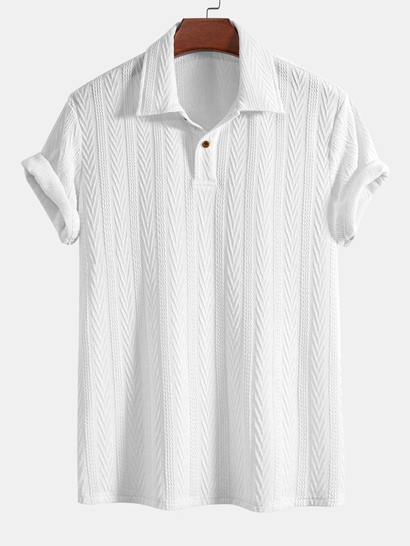 Valverie ™ | Kısa Kollu Jakarlı Polo