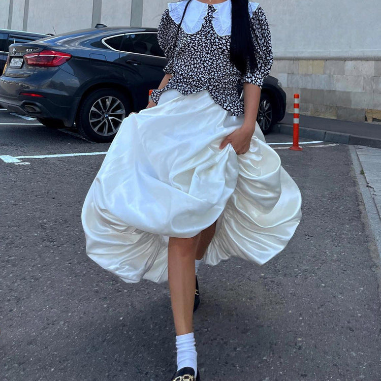Valverie™ | Elodie Saten Balon Etek