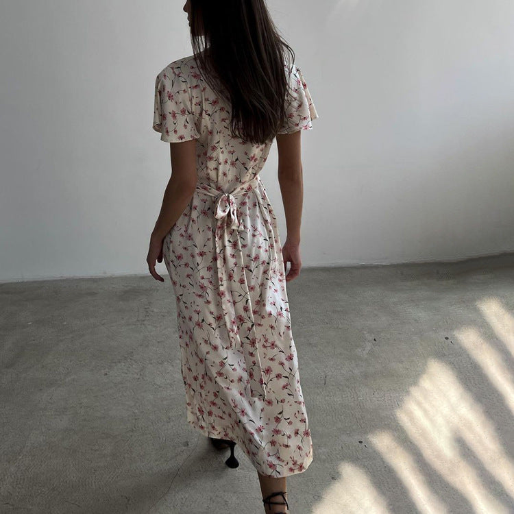 Valverie™ | Flora Romantik Maksi Elbise