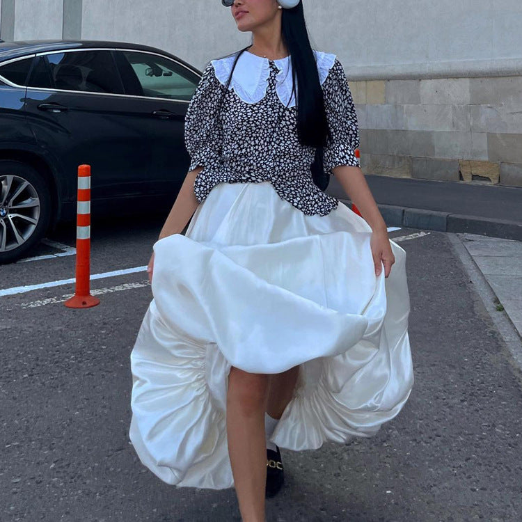 Valverie™ | Elodie Saten Balon Etek