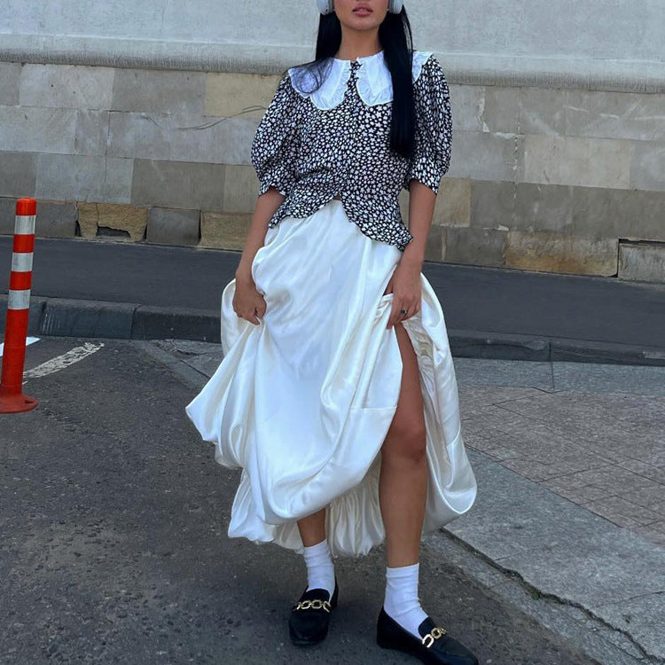 Valverie™ | Elodie Saten Balon Etek