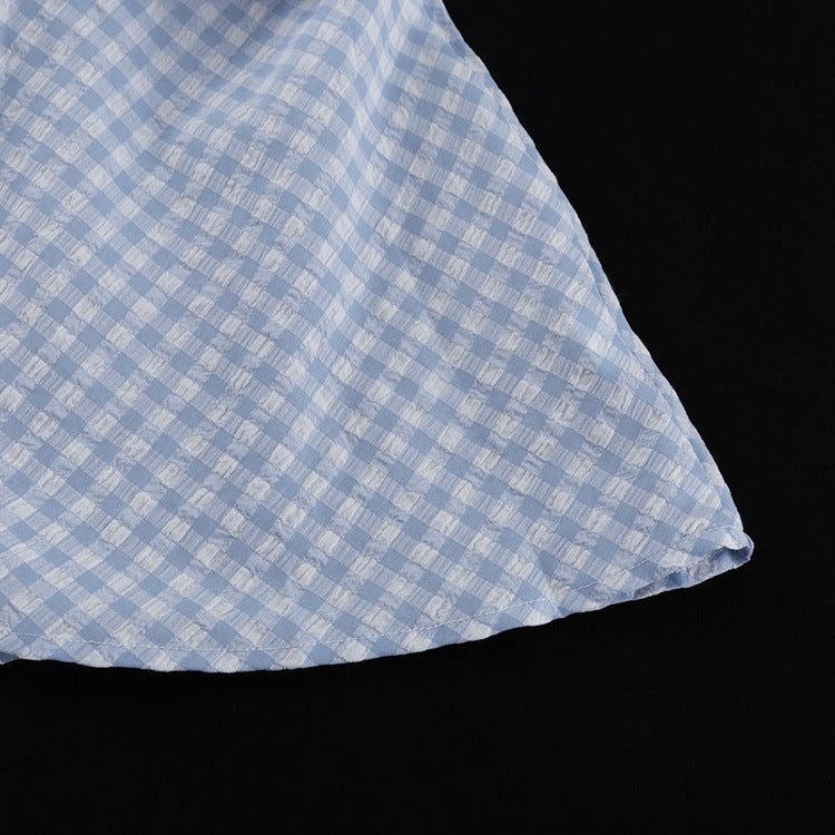 Valverie™ | Colette Kareli Fırfır Elbise