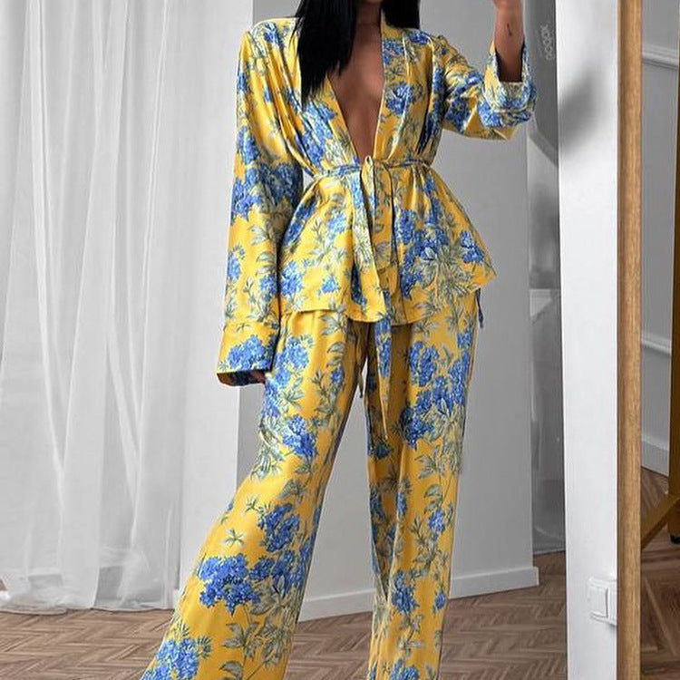 Valverie™ | Floral Elegance İpek Takım