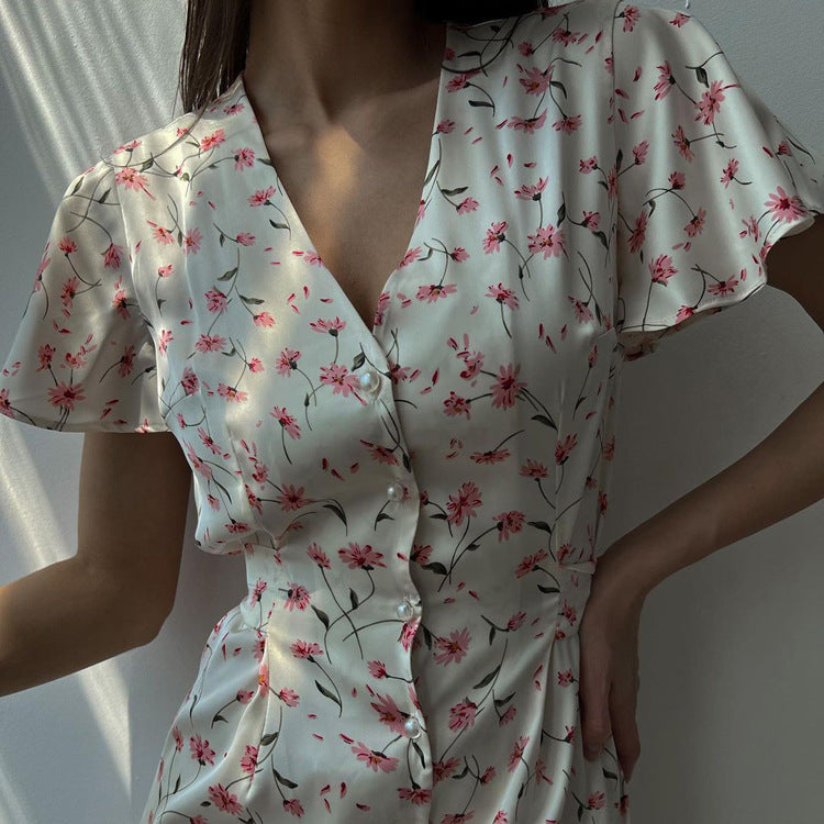 Valverie™ | Flora Romantik Maksi Elbise