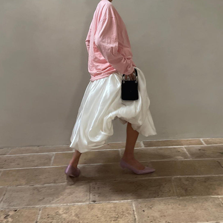 Valverie™ | Elodie Saten Balon Etek