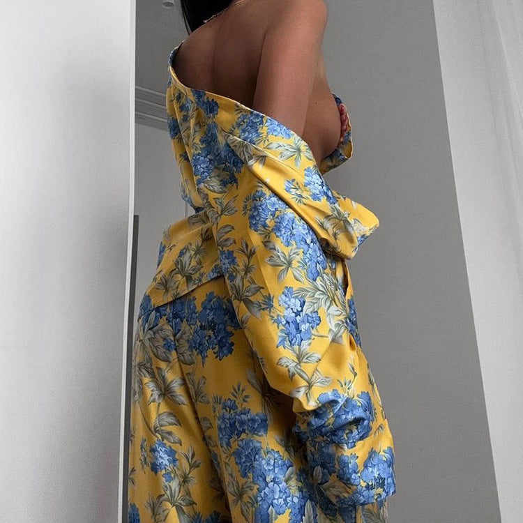Valverie™ | Floral Elegance İpek Takım