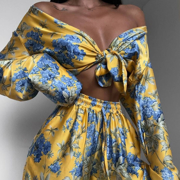 Valverie™ | Floral Elegance İpek Takım