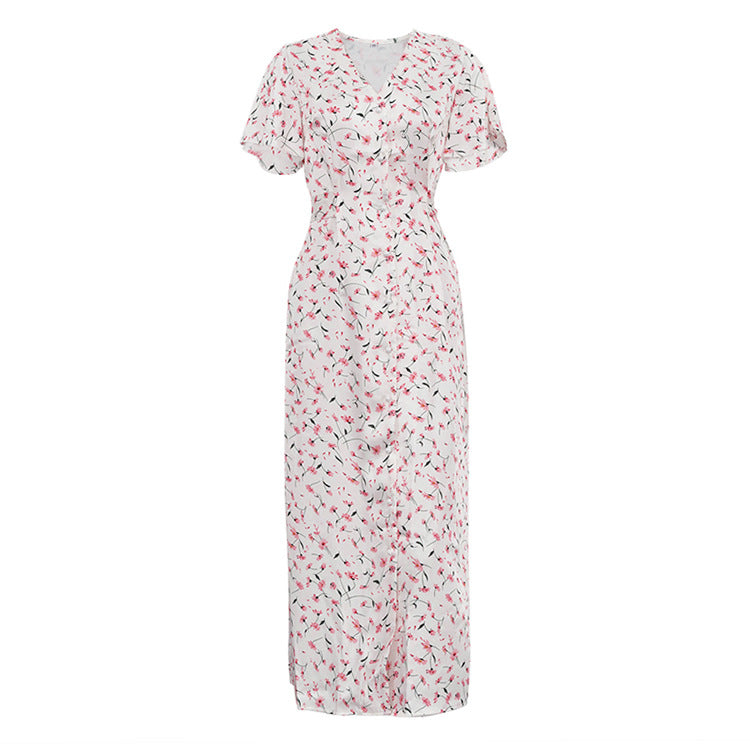 Valverie™ | Flora Romantik Maksi Elbise