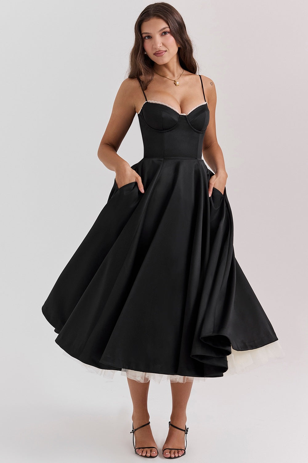 Valverie™ | Coquette Tütülü Korse Elbise