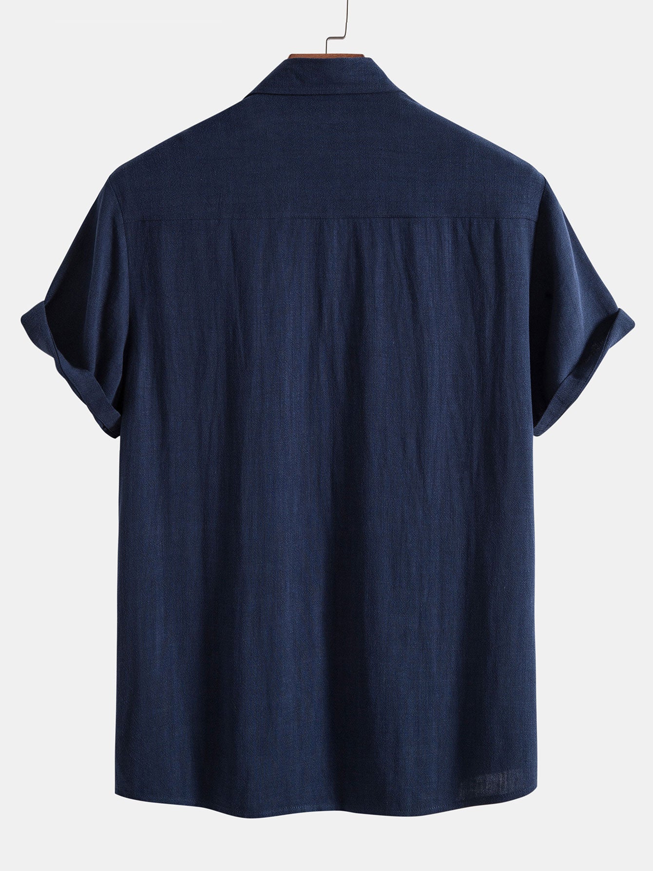 Valverie ™ | Keten Rayon Karışımı Düğmeli Gömlek ve Düz Paça Keten Pantolon