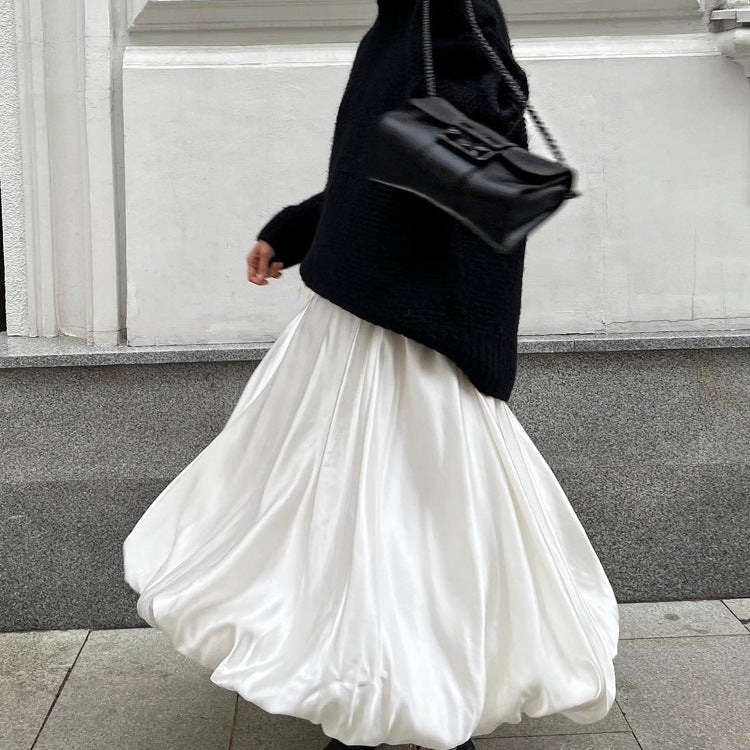 Valverie™ | Elodie Saten Balon Etek