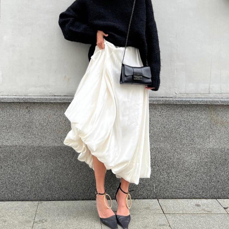 Valverie™ | Elodie Saten Balon Etek