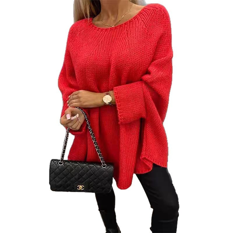 Sonbahar Elegance Oversize Panço Triko