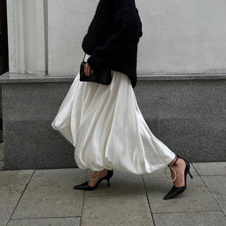 Valverie™ | Elodie Saten Balon Etek