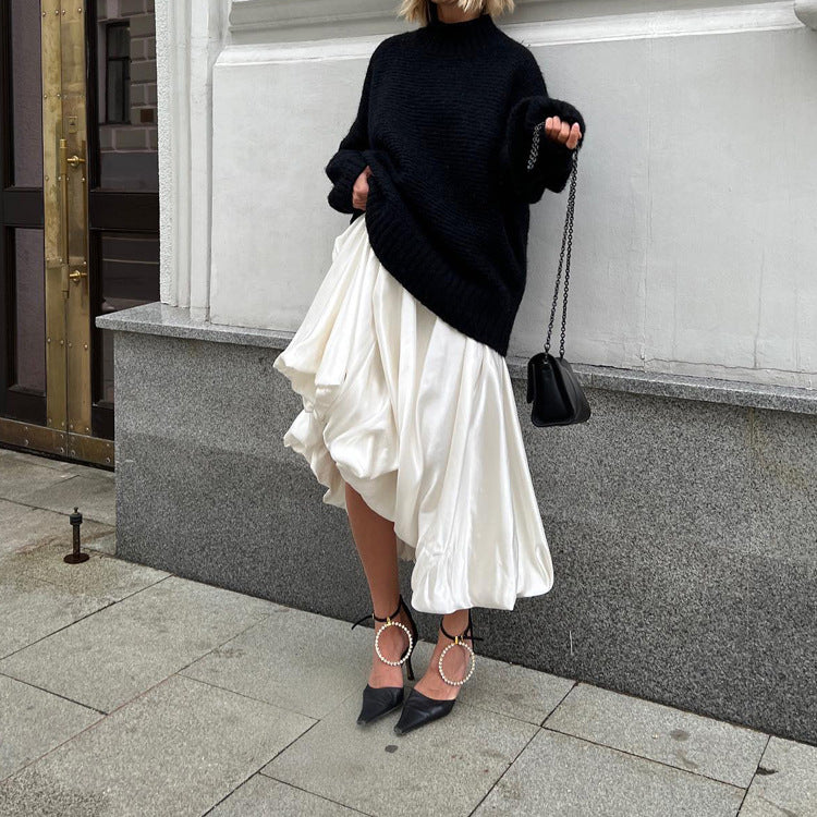 Valverie™ | Elodie Saten Balon Etek