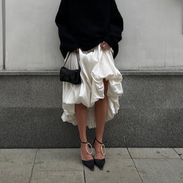 Valverie™ | Elodie Saten Balon Etek