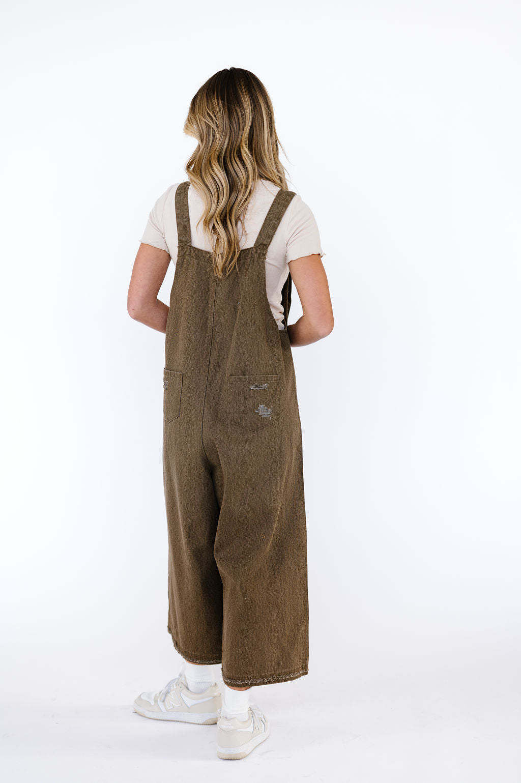 Valverie™ | Vintage Yırtık Detaylı Salopet Tulum