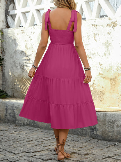 Valverie™ | Solea Etnik Midi Elbise