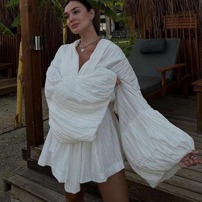 Valverie™ | Lüks Plaj Kimono Takımı