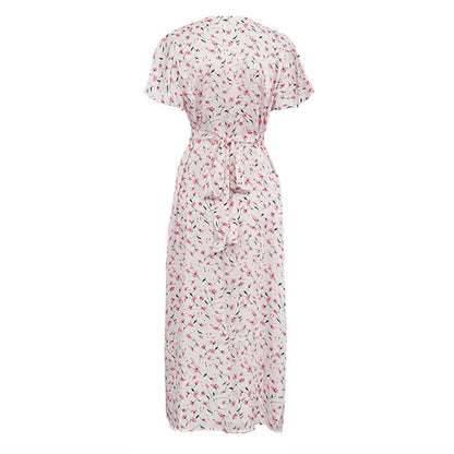 Valverie™ | Flora Romantik Maksi Elbise