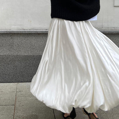 Valverie™ | Elodie Saten Balon Etek