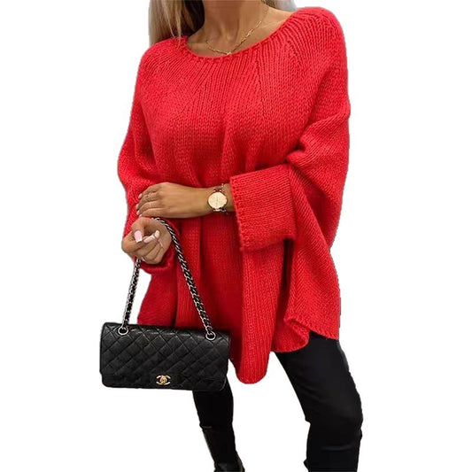 Sonbahar Elegance Oversize Panço Triko