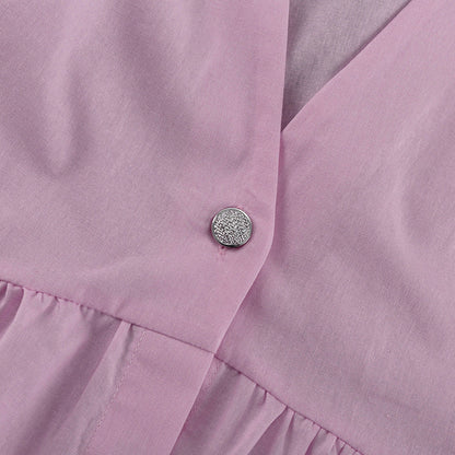 Valverie™ | Pastel Pembe Keten Takım