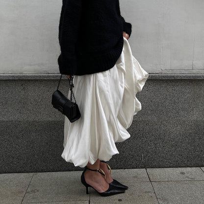 Valverie™ | Elodie Saten Balon Etek