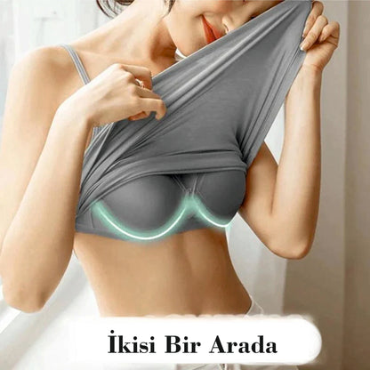 Valverie™ | Yastıklı Entegre Sütyenli Atlet